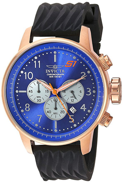 Invicta Men's 23817 S1 Rally Quartz Chronograph Blue, Grey Dial Watch