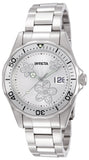 Invicta Women's 12506 Pro Diver Quartz 3 Hand Metallic White Dial Watch