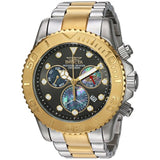 Invicta Men's 20347 Pro Diver Quartz Chronograph Black, Gunmetal Dial Watch