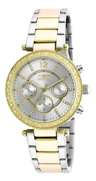 Invicta Women's 20470 Angel Quartz SIlver Dial Watch