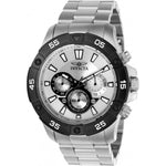 Invicta Men's 22788 Pro Diver Quartz Multifunction Silver Dial Watch