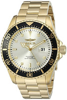 Invicta Men's 22065 Pro Diver Quartz 3 Hand Champagne Dial Watch