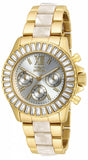 Invicta Women's 17491 Angel Quartz Chronograph Silver Dial Watch