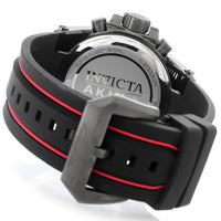 Invicta Men's 23107 Akula Quartz Chronograph Black, Red Dial Watch