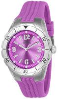 Invicta Women's 24123 Angel Quartz 3 Hand Purple Dial Watch