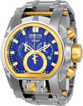 Invicta Reserve Men's 52mm Bolt Zeus Magnum Swiss Quartz Dual Movement Stainless Steel Bracelet Watch