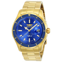 Invicta Men's 25811 Pro Diver Quartz 3 Hand Blue Dial Watch