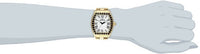 Invicta 14530 Women's Angel White Textured Dial 18k Gold Ion-Plated SS Watch