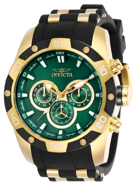 Invicta Men's 25837 Speedway Quartz Chronograph Green Dial Watch