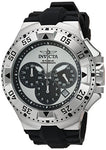 Invicta Men's 23038 Excursion Quartz Chronograph Silver, Black Dial Watch