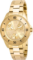 Invicta Women's 21683 Angel Quartz 3 Hand Gold Dial Watch