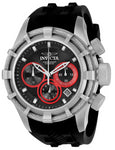 Invicta Men's 22154 Bolt Quartz Chronograph Grey, Red Dial Watch