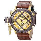 Invicta 16195 Men's Lefty Russian Diver Analog Display Mechanical Brown Watch