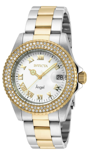 Invicta Women's Angel Gold-Tone Steel Swiss Quartz Analog Watch 20503