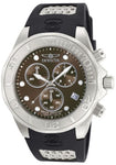 Invicta 11446 Brown Dial Black Rubber Strap Watch