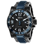 Invicta Men's 25064 Reserve Quartz 3 Hand Black Dial Watch