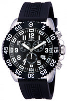 Invicta 12530 Pro Diver Quartz Chronograph Black Dial Black Polyureth Mens Watch