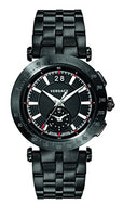 Versace Men's V-Race Sport Swiss-Quartz Watch with Stainless-Steel Strap, Black (Model: VAH040016)