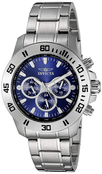 Invicta Men's 21482 Specialty Quartz Chronograph Blue Dial Watch
