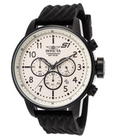 Invicta Men's 23813 S1 Rally Quartz Chronograph Ivory Dial Watch