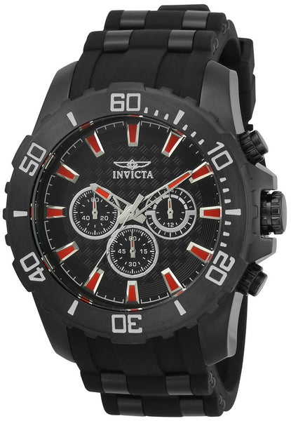 Invicta Men's 22560 Pro Diver Quartz Chronograph Black Dial Watch