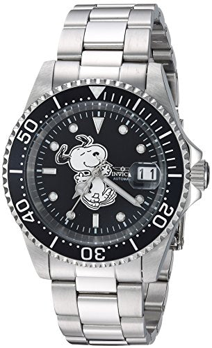 Invicta Men's 24782 Character  Automatic 3 Hand Black Dial Watch