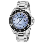 Invicta Men's 23067 Pro Diver Quartz 3 Hand Platinum Dial Watch