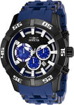 Invicta Men's 26533 Sea Spider Quartz Chronograph Blue Dial Watch