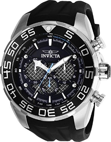 Invicta Men's 26314 Speedway Quartz Multifunction Silver, Black Dial Watch
