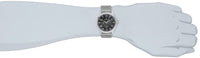 Invicta 12204 Men's Vintage Black Dial Stainless Steel Watch