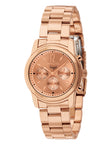 Invicta Women's 12509 Angel Quartz Chronograph Rose Gold Dial Watch