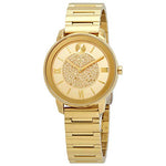 Ladies' Movado Bold Luxe Gold-Ion Plated Stainless Steel Crystal Bracelet Watch 3600659