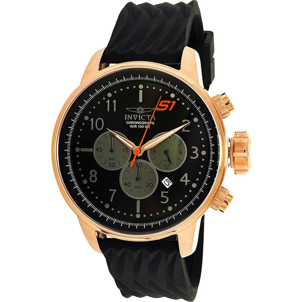 Invicta Men's 23818 S1 Rally Quartz Chronograph Black, Grey Dial Watch