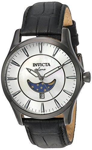 Invicta Men's 23131 Vintage Quartz 3 Hand Silver, White Dial Watch