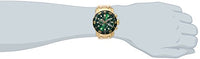 Invicta Men's 80072 Pro Diver Quartz 3 Hand Green Dial Watch