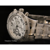 Invicta 1487 Men's Chronograph Analog Display Silver Dial Stainless-Steel Watch