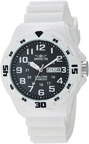 Invicta Men's 25326 Coalition Forces Quartz 3 Hand Black Dial Watch