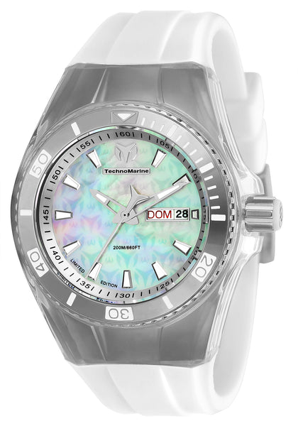 TechnoMarine Women's TM-115322 Cruise Monogram Quartz 3 Hand White Dial Watch