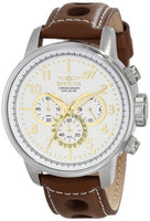 Invicta Men's 16010 S1 "Rally" Stainless Steel Watch with Brown Leather Band ...