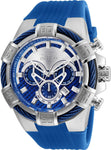 Invicta Men's 24696 Bolt Quartz Multifunction Silver, Blue Dial Watch