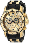 Invicta Men's 17885 Pro Diver Quartz Multifunction Gold Dial Watch