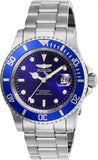 Invicta Men's 26971 Pro Diver Quartz 3 Hand Blue Dial Watch
