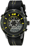 SO&CO New York Men's 5035.6 Monticello Analog-Digital Display Black  Rubber Strap Watch