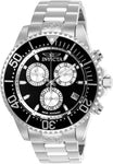 Invicta Men's 26846 Pro Diver Quartz Chronograph Black, Silver Dial Watch