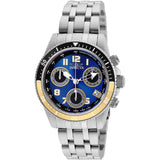 Invicta Women's 24637 Pro Diver Quartz Chronograph Blue Dial Watch