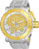Invicta Men's 26508 Coalition Forces Automatic 3 Hand Silver, Gold Dial Watch
