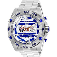 Invicta Men's 26518 Star Wars Quartz Multifunction Silver Dial Watch