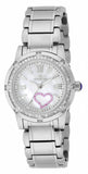 Invicta Angel Mother of Pearl Dial Stainless Steel Ladies Watch 18604