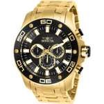 Invicta Men's 26076 Pro Diver Quartz Chronograph Black Dial Watch