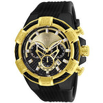 Invicta Men's 24699 Bolt Quartz Multifunction Gold, Black Dial Watch